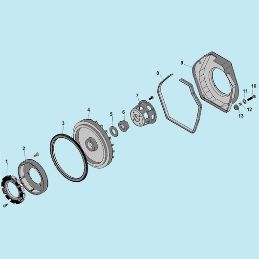 Стартер и маховик Champion DG6501ES